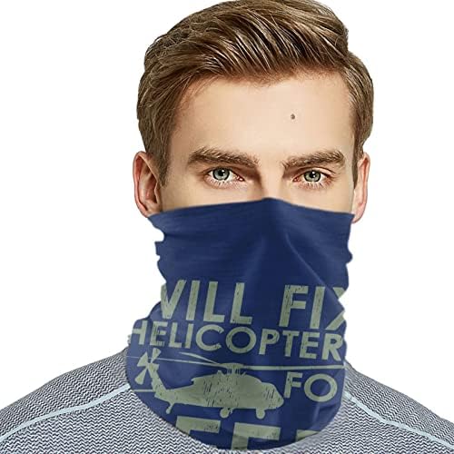 Fixará helicópteros para cerveja multifuncional de cabeça de cabeça de ciclismo face máscara de lenço