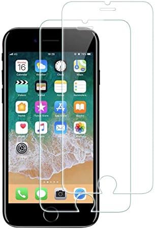 Protetor de tela de 2 pacote Rainspire 2 para iPhone 8 Plus/iPhone 7 Plus/iPhone 6s Plus, filme de vidro temperado,