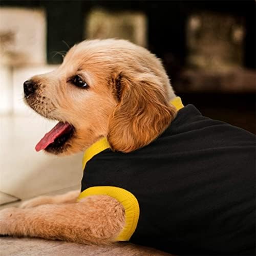 Houkai Summer Dog T-shirt Roupos de cor sólida Camiseta de cachorro Camiseta Camiseta Pet Small Dog Pet Clothing