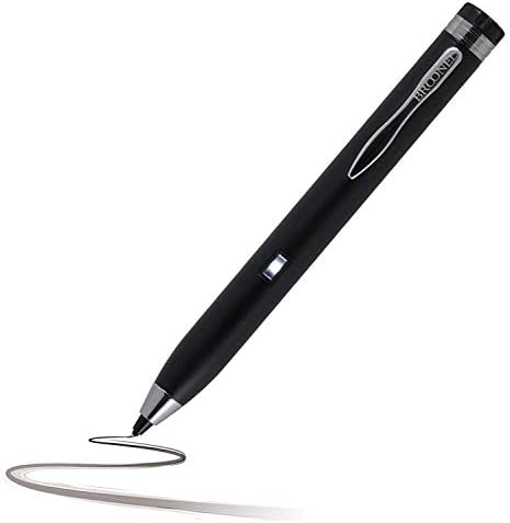 Navitech Black Mini Fine Point Digital Active Stylus Pen compatível com o tablet Asus Memo Pad 7 ME176CX-A1-WH