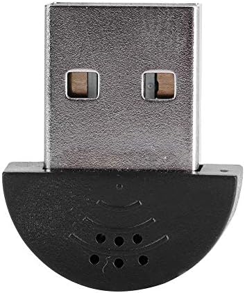ASHATA portátil USB Mini Studio Speech Microfone Recording Adapter de microfone de áudio para computador