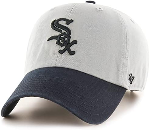 '47 MLB de dois tons Limpe o chapéu ajustável, um tamanho adulto se encaixa em todos