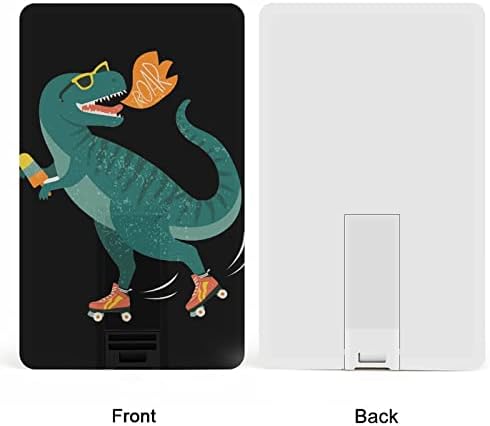 Dinossauros em patins rolos Drive USB 2.0 32g e 64g Portable Memory Stick Card para PC/laptop