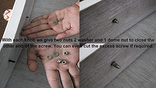 Conjunto de Kpavir de 6 botões de cerâmica artesanais | Gabinete de cerâmica puxados | A gaveta puxa para casa,