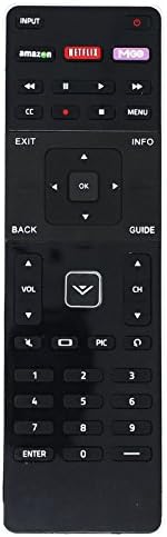 Substituição E55C1 Controle remoto lateral duplo para Vizio TV - Compatível com XRT500 Vizio TV Remote Control