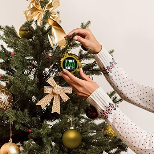 Bêbado vidas matéria bola de natal pendurar ornamentos xams decoração de árvores para festa de férias