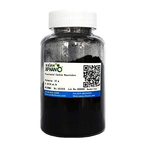Ultrapura 99,5% de nanotubos de carbono fluorados em pó 20-30nm 20 gram