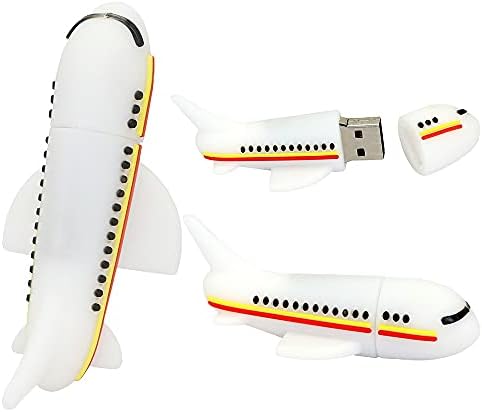 N/A Silicone USB 2.0 Flash Drive 128 GB Modelo de caneta Aeronave Avião de aeronave de aeronave 8GB 16GB 32GB