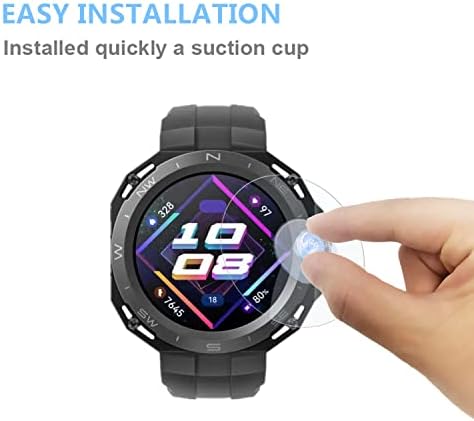 Aemus Compatível com Huawei Watch GT Cyber ​​Screen Protector Smartwatch Filme de vidro temperado
