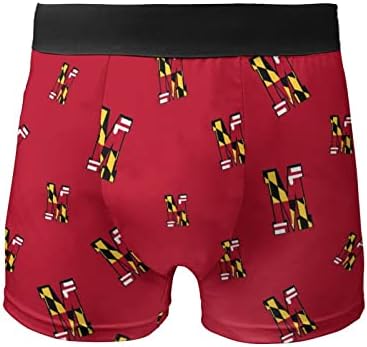 Bandeira de Maryland M Men's Roufey Boxer casual boxer breves cuecas macias