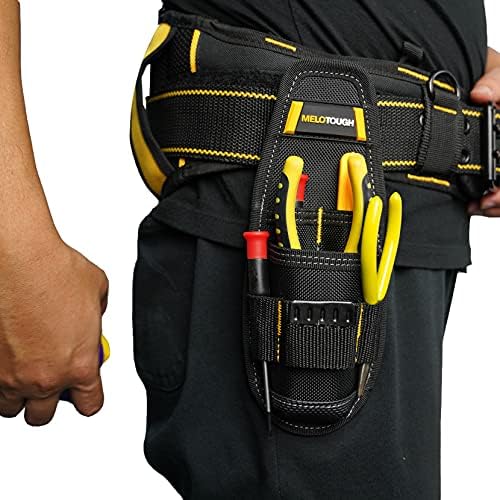 Melotough Small Tool Holder Pouch, Min Work Organizer Tool Pouch e Knife Solter com Snap Clip