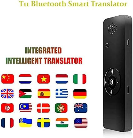 Zhuhw T11 Tradutor inteligente Tradução Voice Stick Interpretando o tradutor de troca de idiomas estrangeiros