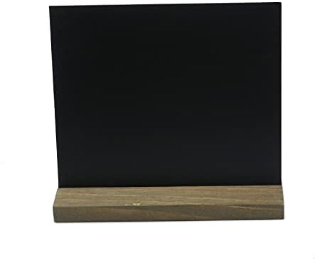 Hngson 6,1 × 5,2 polegadas 6pcs mini quadro de quadro de mesa com base de madeira Stands para ensinar a decoração