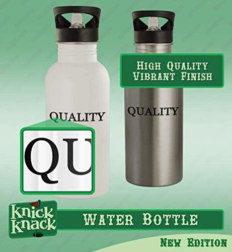Presentes de Knick Knack defenser - 20 onças de aço inoxidável garrafa de água, prata