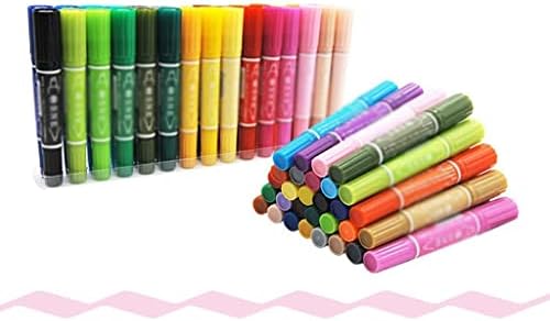 Slsfjlkj 24/30/40 Colors Marker Pen Conjunto de caneta de cabeça dupla de animação estudantil desenho oleoso marcador