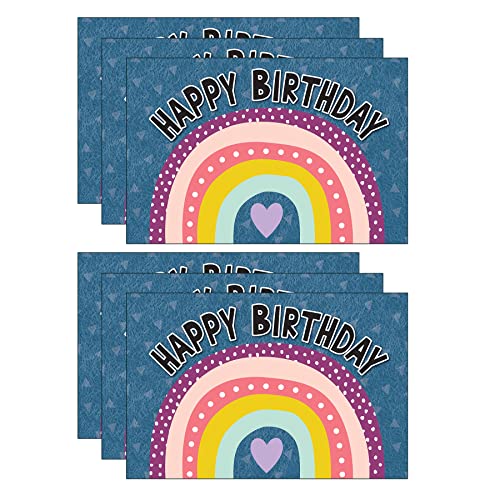 Professor criou recursos oh feliz dia feliz aniversário cartões postais, 30 por pacote, 6 pacotes