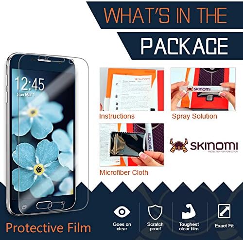 Protetor de tela Skinomi compatível com Sony Xperia Xa2 Ultra Clear Techskin TPU Anti-Bubble HD Film