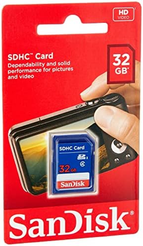 Sandisk 32GB SDHC Flash Memory Card & 64GB Ultra SDXC UHS-I Memory Card-120MB/S, C10, U1, Full HD, cartão SD-SDSDUN4-064G-GN6IN