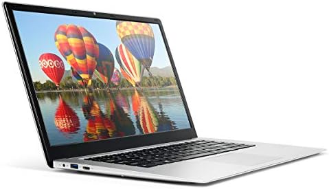 Brilhão 15.6 FHD Laptop leve, Intel Celeron N4020 até 2,8 GHz, 4 GB de RAM, 64 GB Emmc, WiFi, Bluetooth,