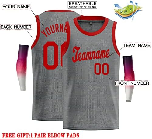 Jersey de basquete juvenil dos homens personalizados Nome personalizado e número de roupas esportivas