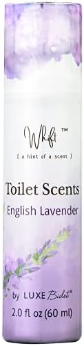 Os aromas do banheiro do Whift caem por Luxe Bidet, Rose Petal, Tamanho da casa clássica - 2 oz / 60 ml