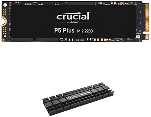 P5 mais crucial 2tb PCIE 4.0 3D NAND NVME M.2 Gaming SSD + Micro conectores M.2 SSD 5mm de baixo perfil