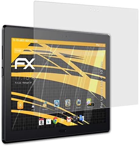 Protetor de tela AtFolix compatível com o filme de proteção de proteção de tela Lenovo Tab 4 10 Plus,