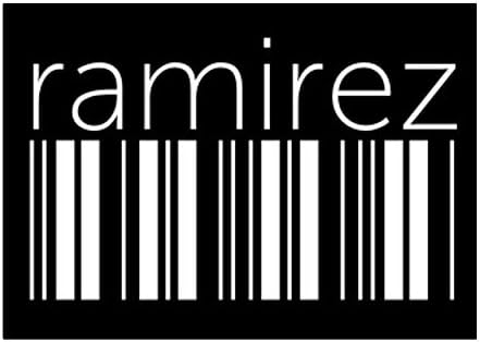 Teeburon Ramirez Lower Barcode Sticker Pack x4 6 x4