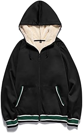 Jackets ADSSDQ para homens, mais tamanhos de jaqueta básica Mens de manga comprida Festival Capuzes Casacos se