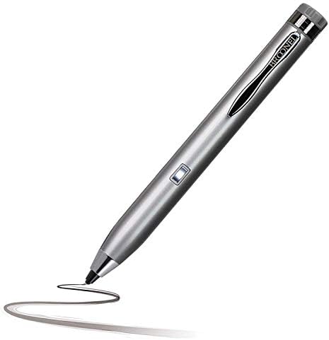Broonel Silver Mini Fine Point Digital Active Stylus Pen compatível com o Asus Rog Strix G 15,6 polegadas