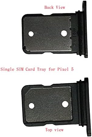 Pixel 5 Bandeja de cartão SIM único, Micro SD Titular de cartão Substituição para Google Pixel 5 GD1YQ