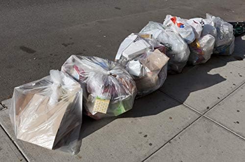 Sacos de lixo de 42 galões de 42 galões, sacos de contratante de 3 mil, forros de lata de lixo